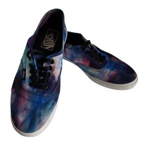 Vans #44 Authentic Skate Deck Shoes Sneakers Cosmic Space Galaxy Size 6.5 W 5 M